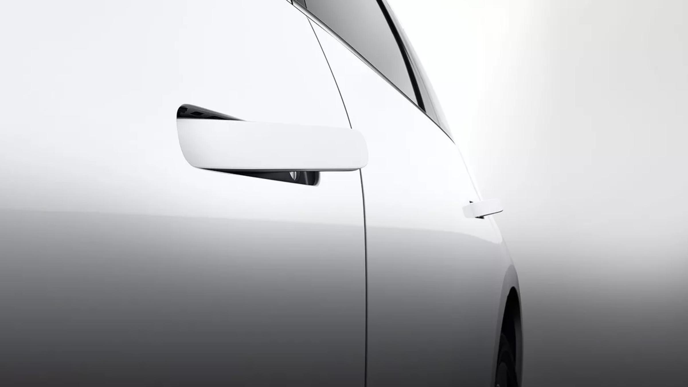 MG Electric CUV Flush Door handles